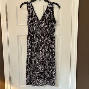 Enfocus Studio Black and White Polka Dot Dress 8